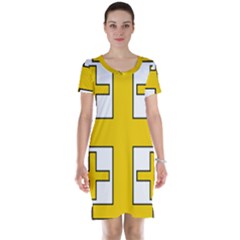 Jerusalem Cross Short Sleeve Nightdress by abbeyz71