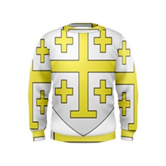 The Arms Of The Kingdom Of Jerusalem  Kids  Sweatshirt by abbeyz71
