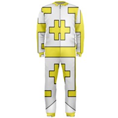 The Arms Of The Kingdom Of Jerusalem  Onepiece Jumpsuit (men)  by abbeyz71