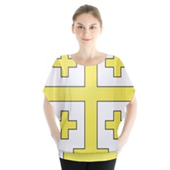 The Arms Of The Kingdom Of Jerusalem  Blouse