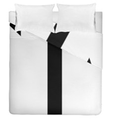 Anchored Cross  Duvet Cover Double Side (queen Size) by abbeyz71