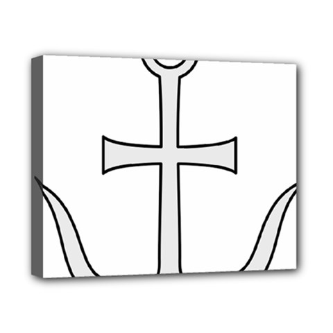 Anchored Cross  Canvas 10  X 8  by abbeyz71