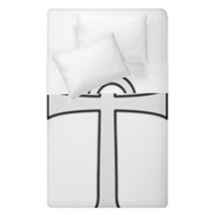 Anchored Cross  Duvet Cover Double Side (single Size) by abbeyz71