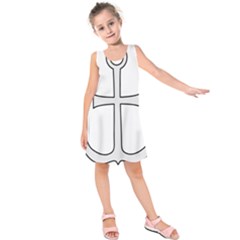 Anchored Cross  Kids  Sleeveless Dress by abbeyz71