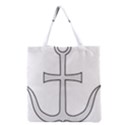 Anchored Cross Grocery Tote Bag View2