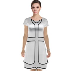 Anchored Cross Cap Sleeve Nightdress