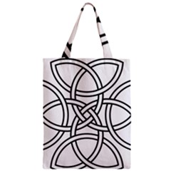 Carolingian Cross Zipper Classic Tote Bag by abbeyz71
