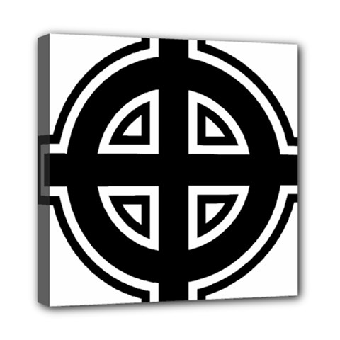 Celtic Cross Mini Canvas 8  X 8  by abbeyz71