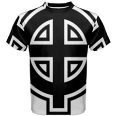 Celtic Cross Men s Cotton Tee by abbeyz71