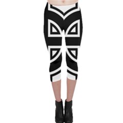 Celtic Cross Capri Leggings  by abbeyz71