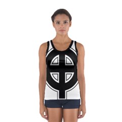 Celtic Cross Women s Sport Tank Top  by abbeyz71