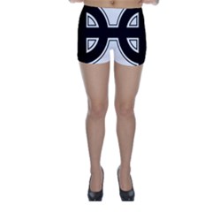 Celtic Cross Skinny Shorts