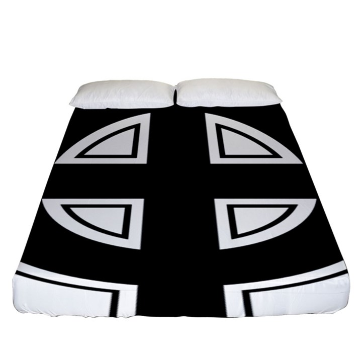 Celtic Cross Fitted Sheet (King Size)