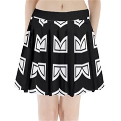 Celtic Cross Pleated Mini Skirt