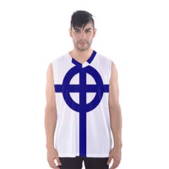 Celtic Cross  Men s Basketball Tank Top