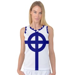 Celtic Cross  Women s Basketball Tank Top