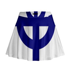 Celtic Cross  Mini Flare Skirt