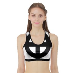 Celtic Cross  Sports Bra With Border by abbeyz71