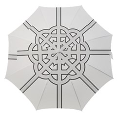 Celtic Cross  Straight Umbrellas by abbeyz71