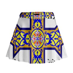 Coptic Cross Mini Flare Skirt by abbeyz71