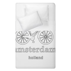 Amsterdam Duvet Cover Double Side (single Size) by Valentinaart