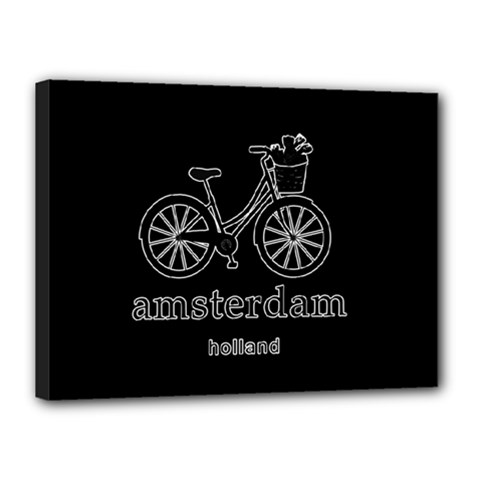 Amsterdam Canvas 16  X 12  by Valentinaart