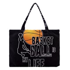 Basketball Is My Life Medium Tote Bag by Valentinaart