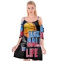 Basketball is my life Cutout Spaghetti Strap Chiffon Dress View1