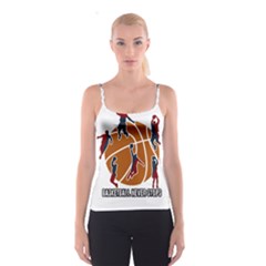 Basketball Never Stops Spaghetti Strap Top by Valentinaart