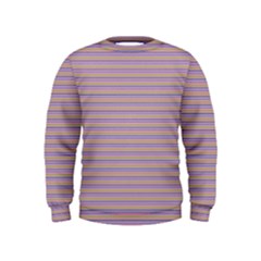 Decorative Lines Pattern Kids  Sweatshirt