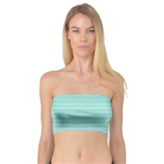 Decorative Lines Pattern Bandeau Top by Valentinaart