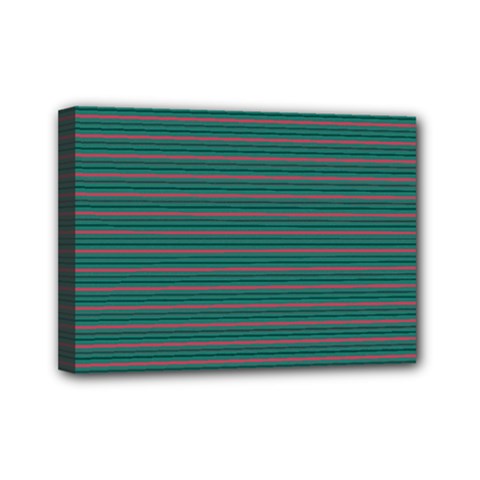 Decorative Lines Pattern Mini Canvas 7  X 5  by Valentinaart