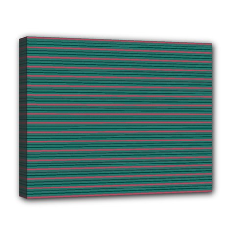 Decorative Lines Pattern Deluxe Canvas 20  X 16   by Valentinaart