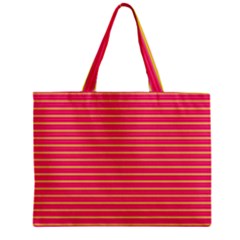 Decorative Lines Pattern Zipper Mini Tote Bag by Valentinaart