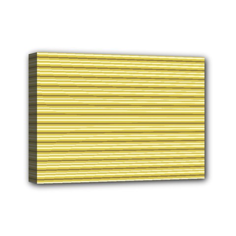 Decorative Lines Pattern Mini Canvas 7  X 5  by Valentinaart