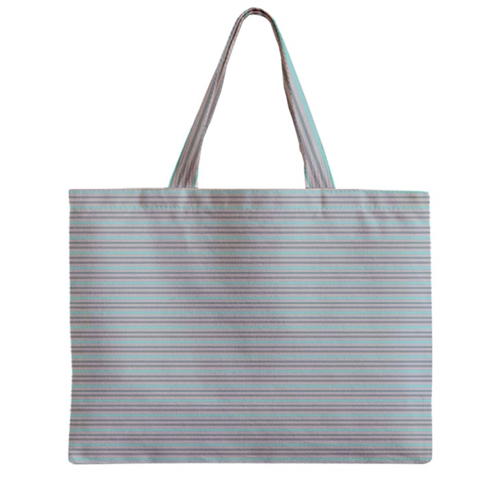 Decorative lines pattern Zipper Mini Tote Bag