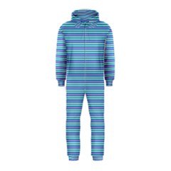 Decorative Lines Pattern Hooded Jumpsuit (kids)