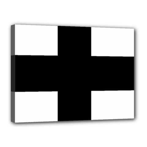 Greek Cross Canvas 16  X 12  by abbeyz71