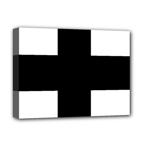 Greek Cross Deluxe Canvas 16  X 12   by abbeyz71