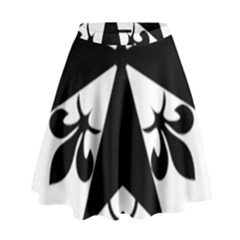 Huguenot Cross High Waist Skirt by abbeyz71