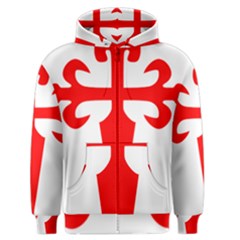 Cross of Saint James  Men s Zipper Hoodie