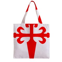 Cross of Saint James  Zipper Grocery Tote Bag