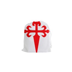 Cross of Saint James  Drawstring Pouches (XS) 