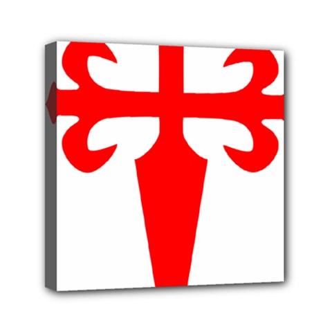 Cross Of Saint James Mini Canvas 6  X 6  by abbeyz71