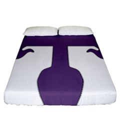 Cross Of Saint James Fitted Sheet (queen Size) by abbeyz71