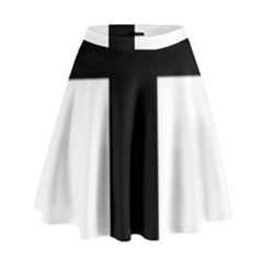 Latin Cross  High Waist Skirt by abbeyz71