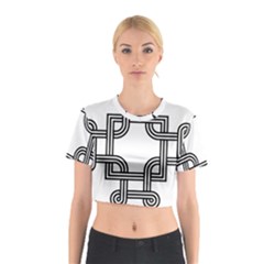 Macedonian Cross Cotton Crop Top by abbeyz71