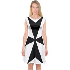 Maltese Cross Capsleeve Midi Dress by abbeyz71