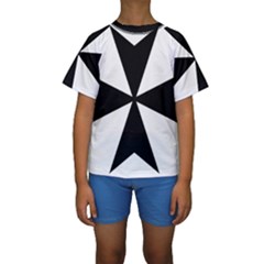 Maltese Cross Kids  Short Sleeve Swimwear by abbeyz71