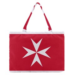 Civil Ensign Of Malta Medium Zipper Tote Bag by abbeyz71